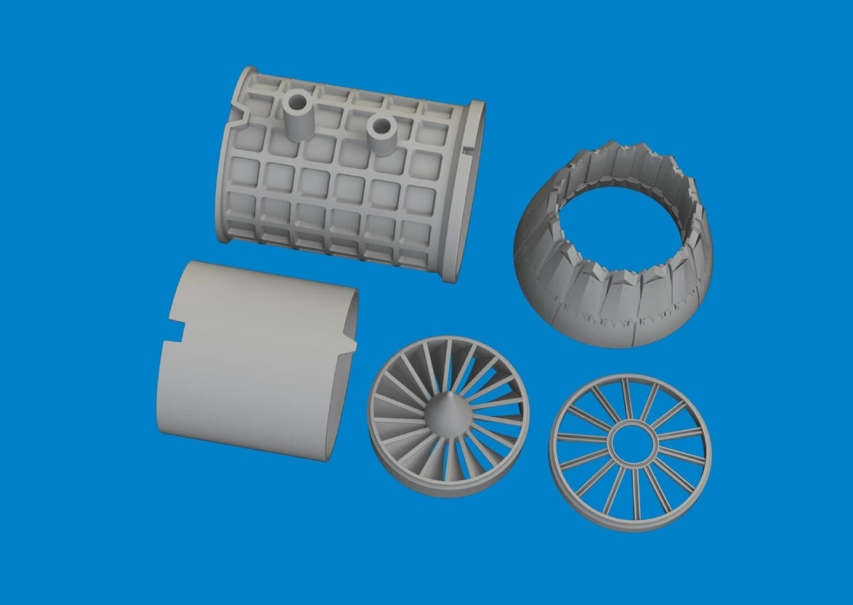 Eduard 6481091 F-35B exhaust nozzle PRINT TAMIYA 1/48 – zdjęcie 3