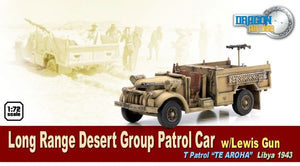 Dragon 60617 Long Range Desert Group (LRDG) Patrol Car w/Lewis Gun, T Patrol &amp;quot;TE AROHA&amp;quot;, Libya 1943 1/72