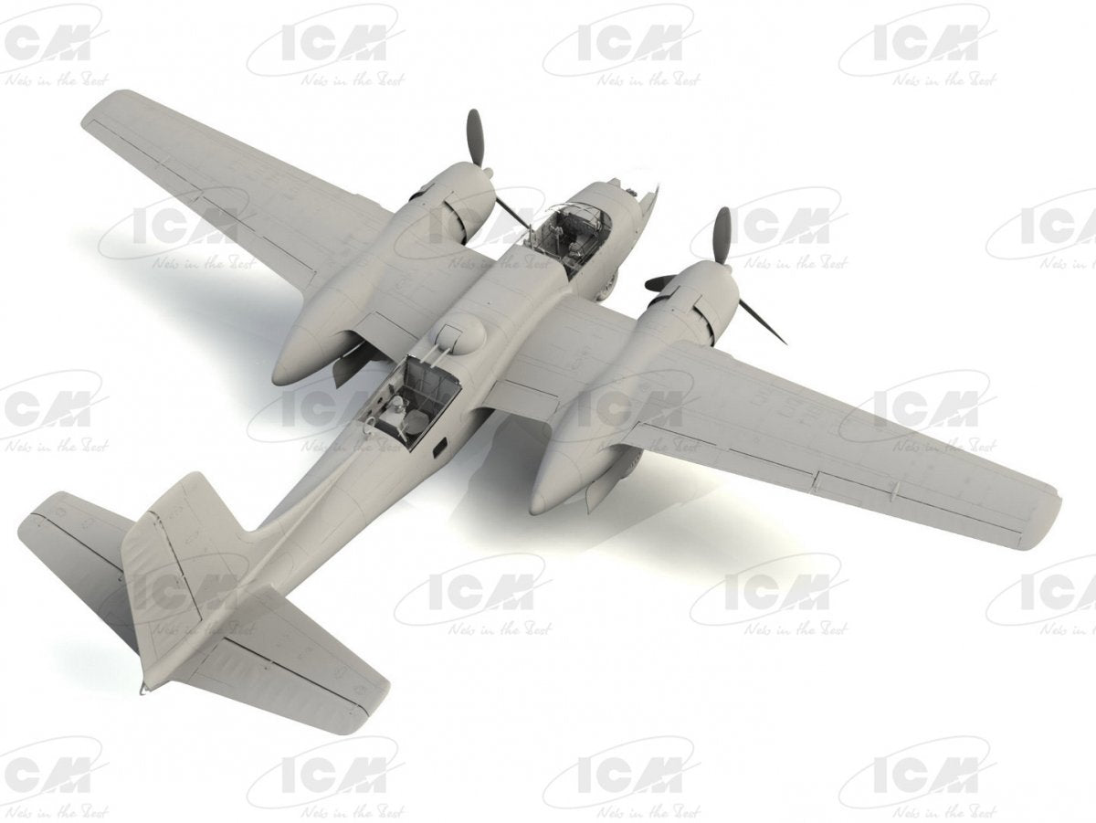 ICM 48288 A-26C-15 Invader with pilots and ground personnel 1/48 – image 3