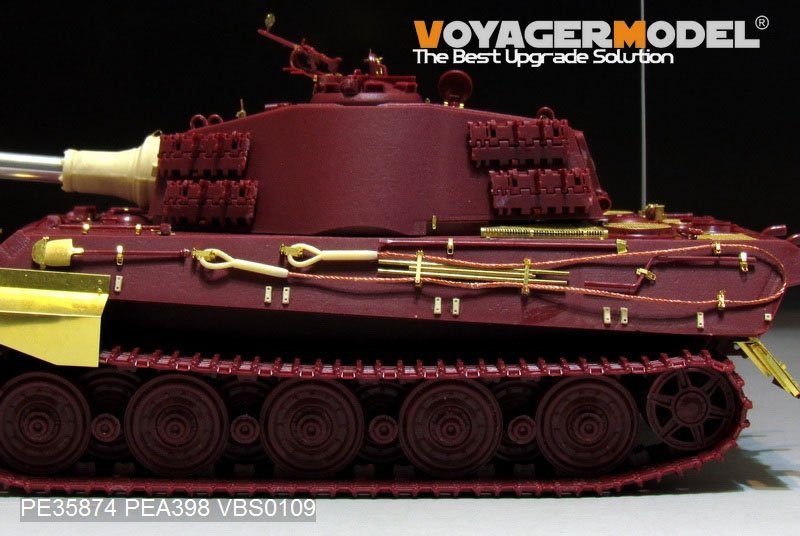 Voyager Model PE35874 WWII German King Tiger (Hensehel Turret) for MENG 1/35 – zdjęcie 12