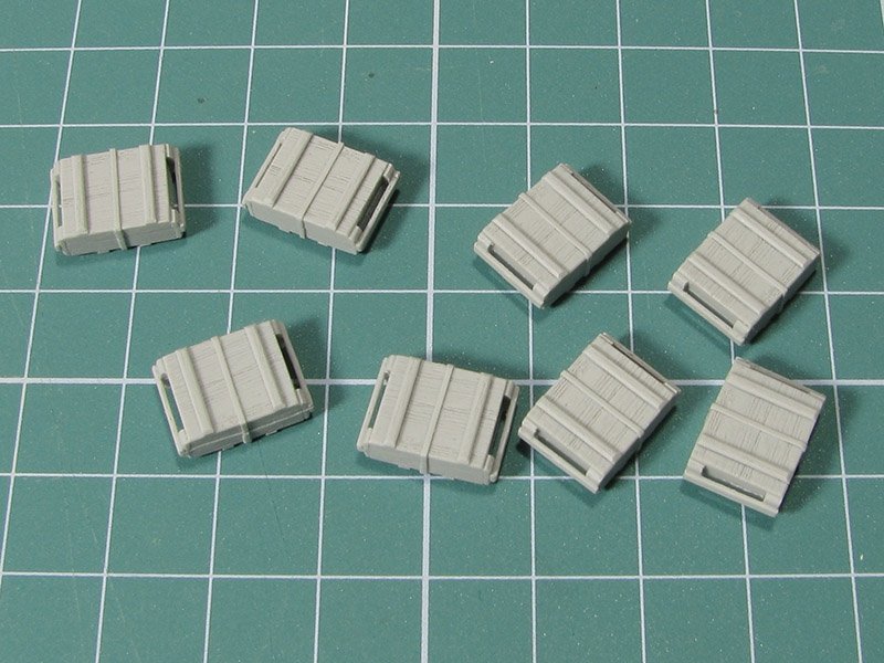 Eureka XXL E-036 Modern Russian Ammo Crates Type II for 7,62mm Ammo (for AK-47 Kalashnikov) 1/35 – zdjęcie 3