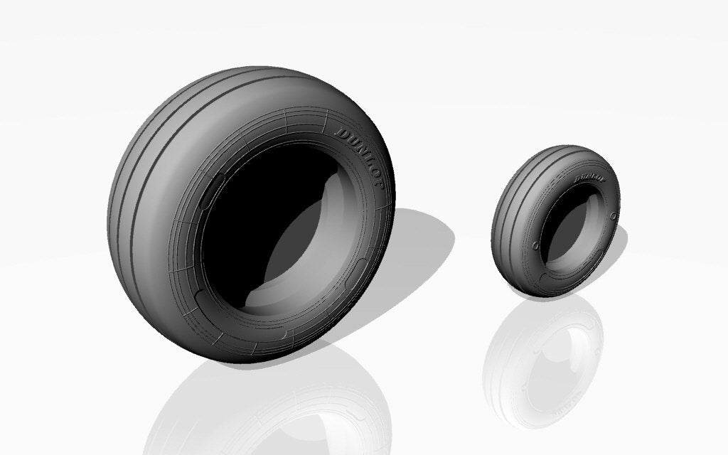 Armory Models AW48501a Panavia Tornado wheels, w/ tyres type “a” (DL) 1/48 – zdjęcie 3