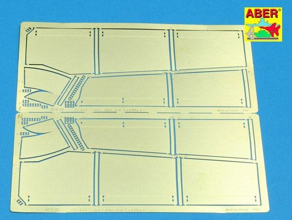 Aber 35A041 Osłony boczne do Jagdtiger 1/35
