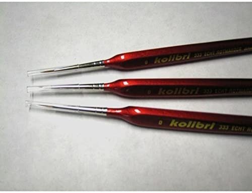 Harder &amp;amp; Steenbeck 170002 Brush set 333, size 10/0. Set of 3.