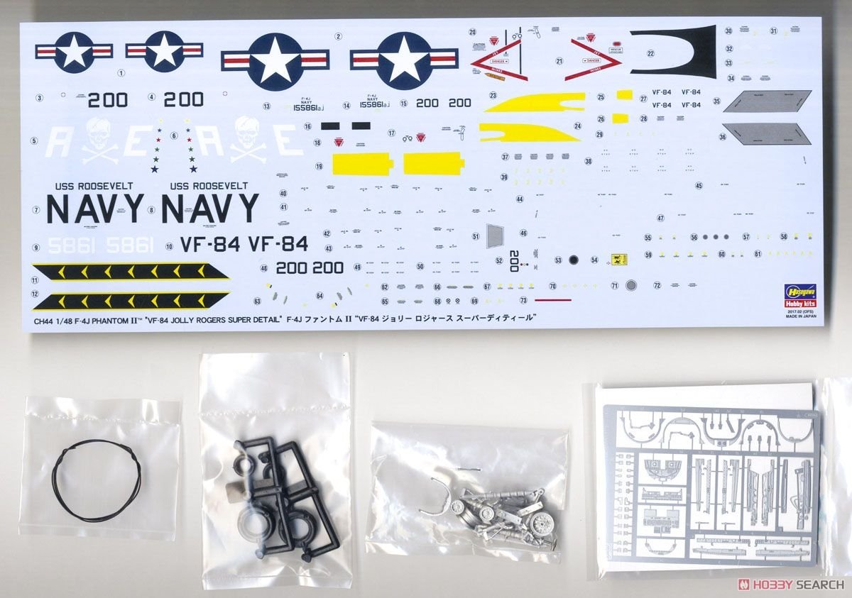 Hasegawa CH44 F-4J Phantom II VF-84 Jolly Rogers Super Detail 1/48 – image 7