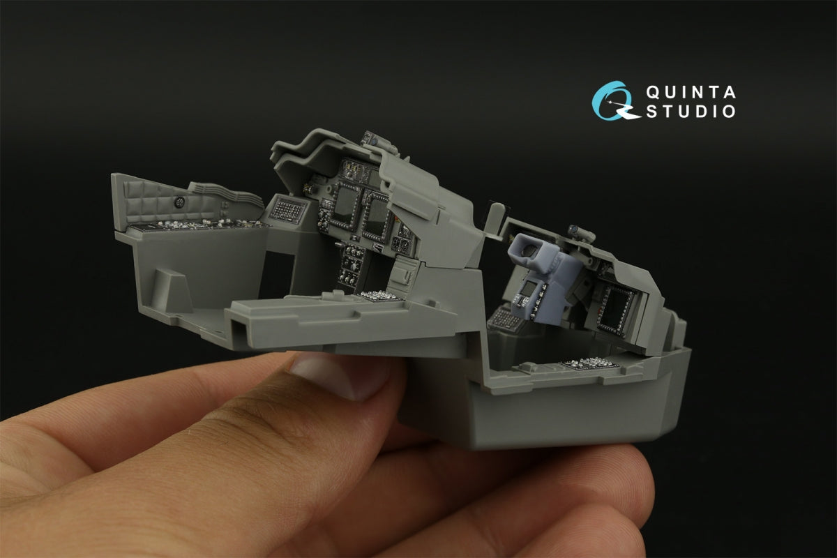 Quinta Studio QD+35106 AH-64D 3D-Printed &amp;amp; colored Interior on decal paper (Takom) (with 3D-printed resin parts) 1/35 – image 11