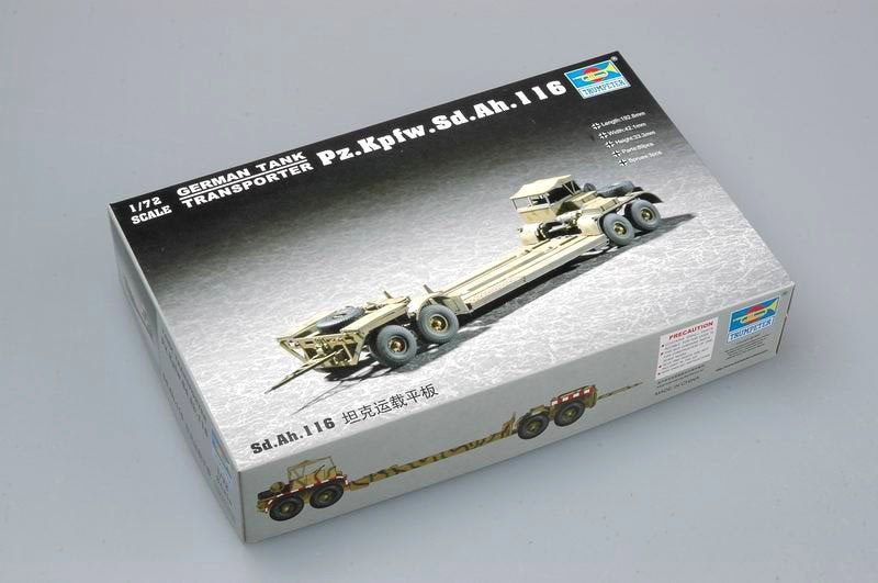 Trumpeter 07249 German Pz.Kpfw.Sd.Ah.116 Tank Transporter 1/72 – image 2