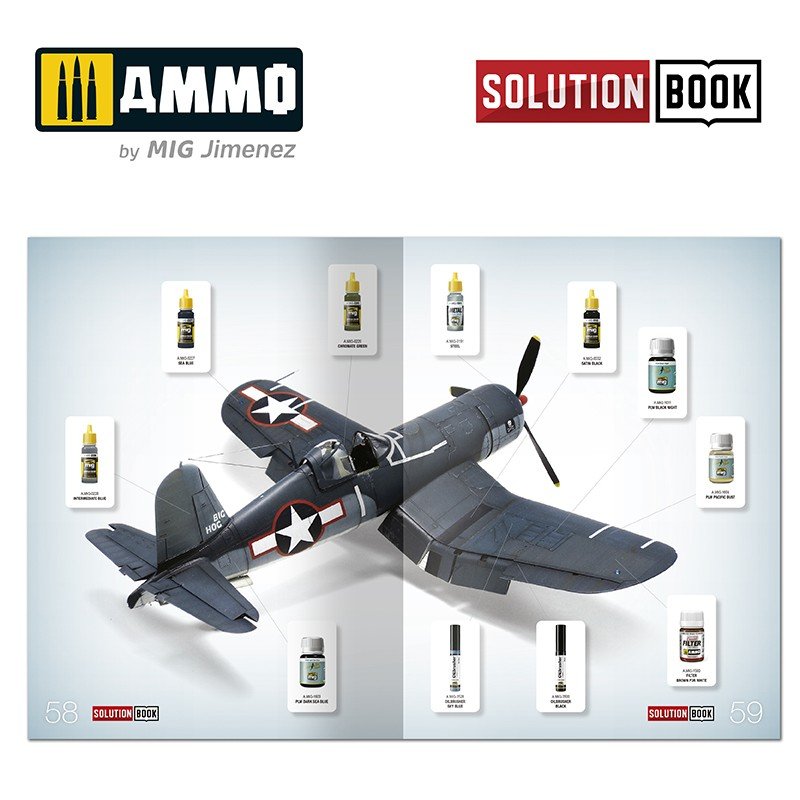 Ammo of Mig 6523 How to Paint WWII US Navy Late Aircraft SOLUTION BOOK – zdjęcie 6