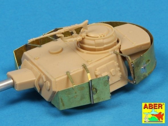 Aber 72A06 Osłony wieży do PzKpfw IV / Turret skirts for PzKpfw IV 1/72 – zdjęcie 2