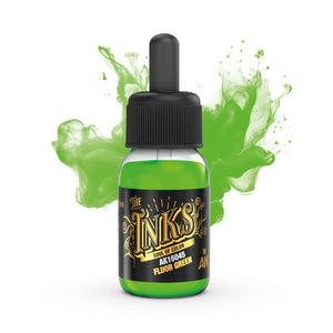 AK Interactive AK16045 FLUOR GREEN – INK 30ml