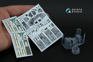 Quinta Studio QD+32231 Tornado ECR German 3D-Printed &amp;amp; coloured Interior on decal paper (Italeri) (with 3D-printed resin parts) 1/32 – zdjęcie 2