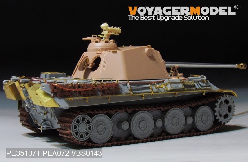 Voyager Model PE351071 WWII German Panther II Prototype Design Plan basic for Amusing Hobby 1/35 – imagen 5