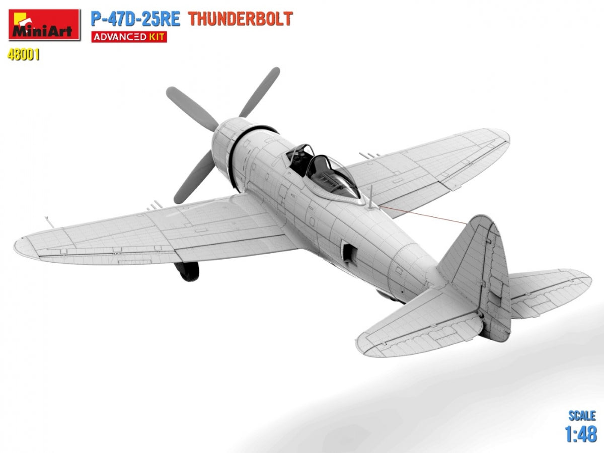 MiniArt 48001 P-47D-25RE Thunderbolt - Advanced Kit 1/48 – zdjęcie 4
