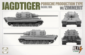 Takom 8012 JAGDTIGER PORSCHE PRODUCTION TYPE Sd.Kfz.186 w/ZIMMERIT 1/35 – zdjęcie 2