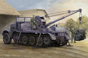 Trumpeter 09576 Schwerer Zugkraftwagen 18 t with 6 t Billstein-Crane, Sd.Kfz.9/1 1/35
