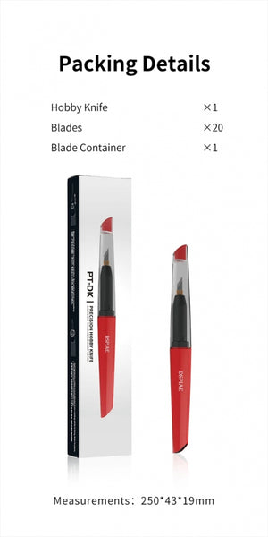 DSPIAE PT-DK Precision Hobby Knife / Precyyjny nóż modelarski – zdjęcie 2