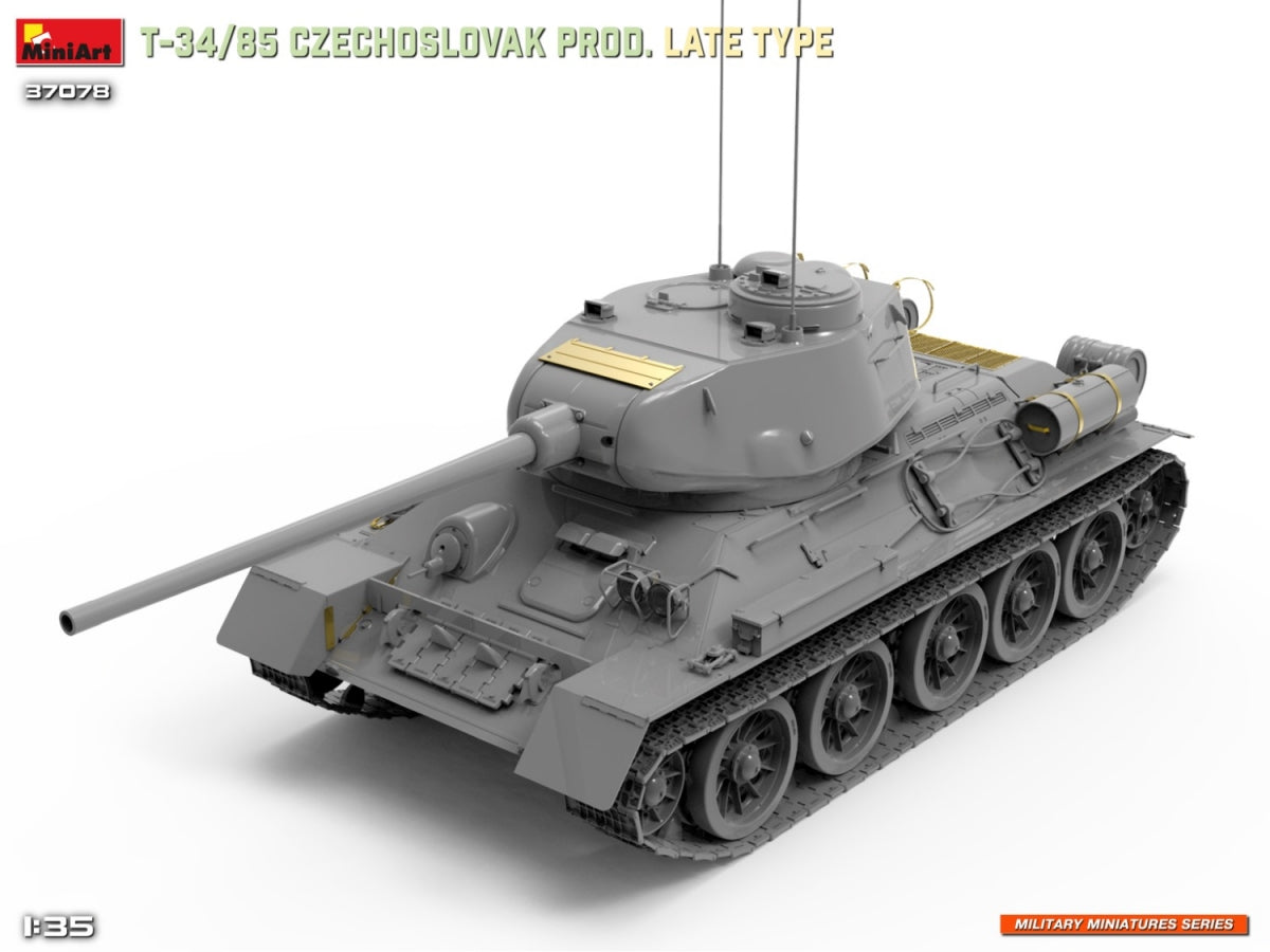 MiniArt 37078 T-34/85 Czechoslovak Prod. Late Type 1/35 – zdjęcie 3