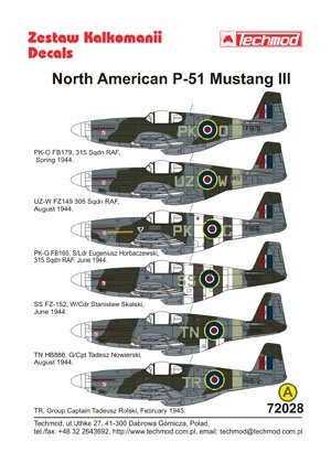 Techmod 72028 - North American P-51 Mustang III 1/72 – immagine 2
