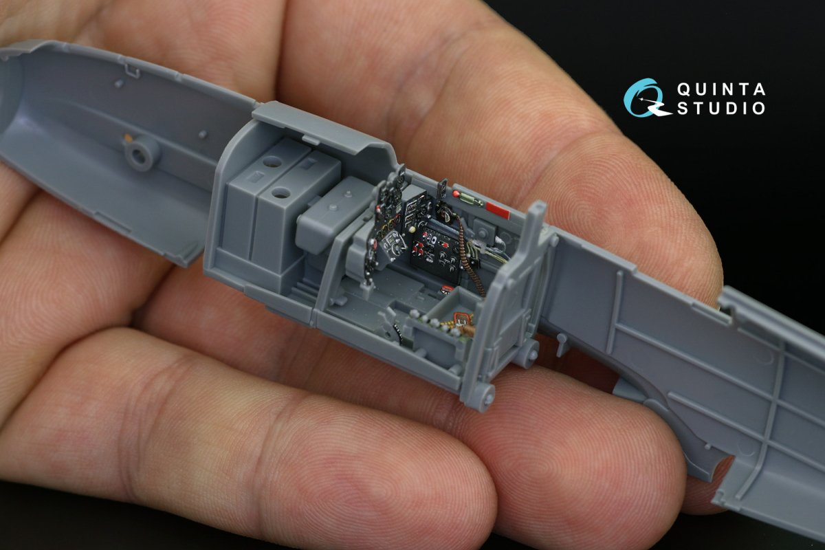 Quinta Studio QD48141 Ki-61-Id 3D-Printed &amp;amp; colored Interior on decal paper (Tamiya) 1/48 – image 3