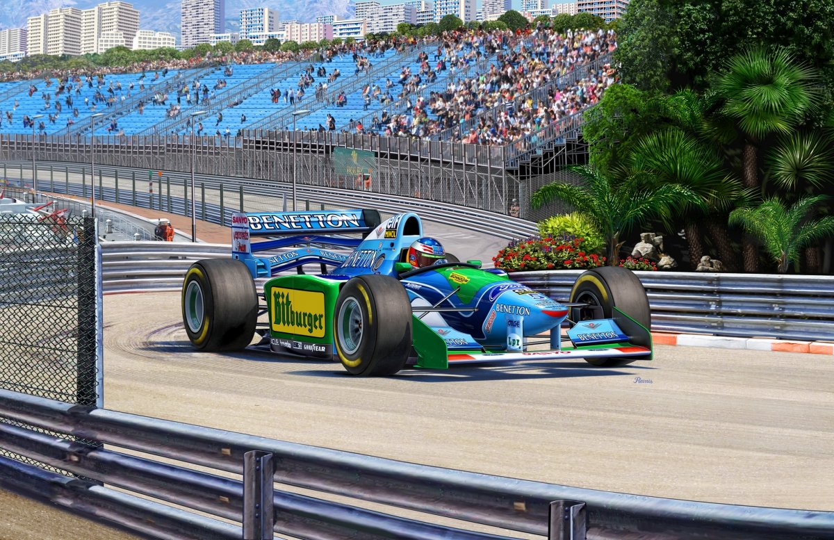 Revell 05689 Benetton Ford B194 25 Anniv. 1/24