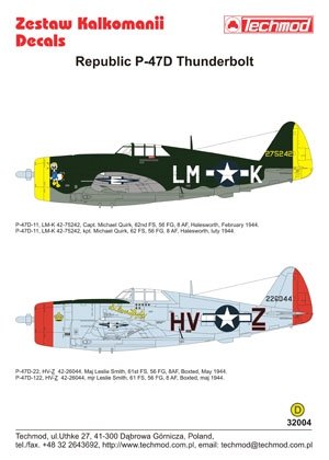 Techmod 32004 - Republic P-47D Thunderbolt 1/32 – zdjęcie 2