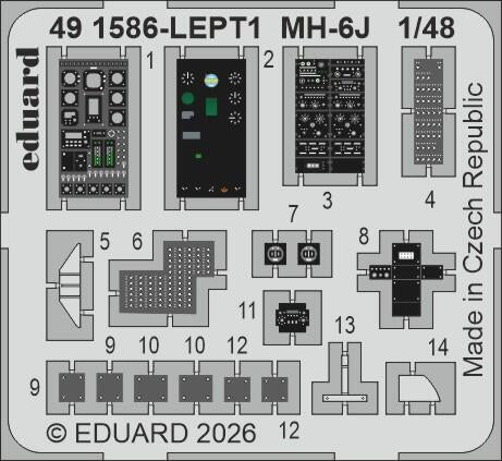 Eduard BIG49478 MH-6J for ICM 1/48 – obrázek 3