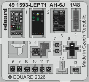 Eduard 491593 AH-6J for ICM 1/48 – obrázek 2
