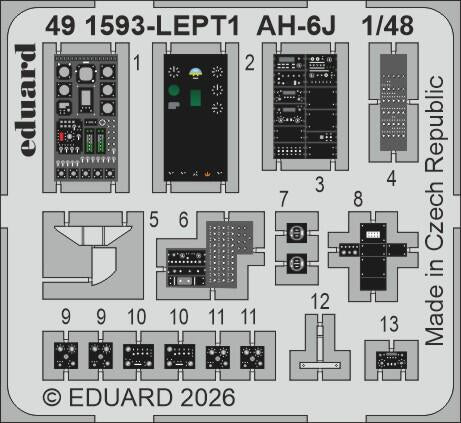 Eduard 491593 AH-6J for ICM 1/48 – obrázek 2
