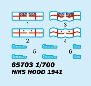 I Love Kit 65703 HMS Hood 1941 Top Grade 1/700 – Bild 5