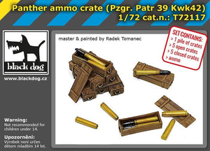 Black Dog T72117 Panther ammo crate 1/72 – image 2