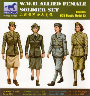 Bronco CB35037 WWII Allied Female Soldier Set 1/35