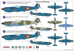 AZ Model AZ7668 HA-1112M-1L Buchon in Camouflage 1/72 – zdjęcie 2