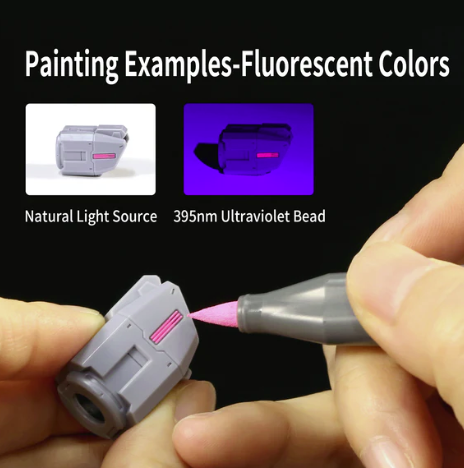 DSPIAE MK-09 Water-Based Soft Head Marker Violet – zdjęcie 5