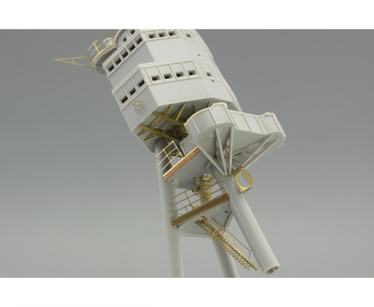 Eduard 53110 USS Arizona part 4 - main top TRUMPETER 1/200 – zdjęcie 3