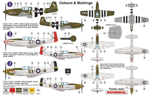 AZ Model AZ7588 P-51B Dorsal fin USAAF 1/72 – immagine 2