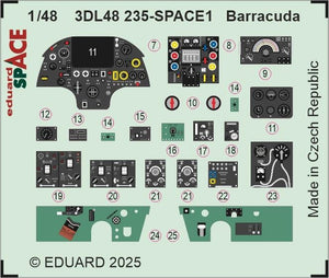 Eduard 3DL48235 Barracuda SPACE TRUMPETER 1/48 – image 3
