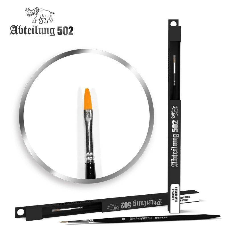 502 Abteilung ABT835-8 Flat Brush 8