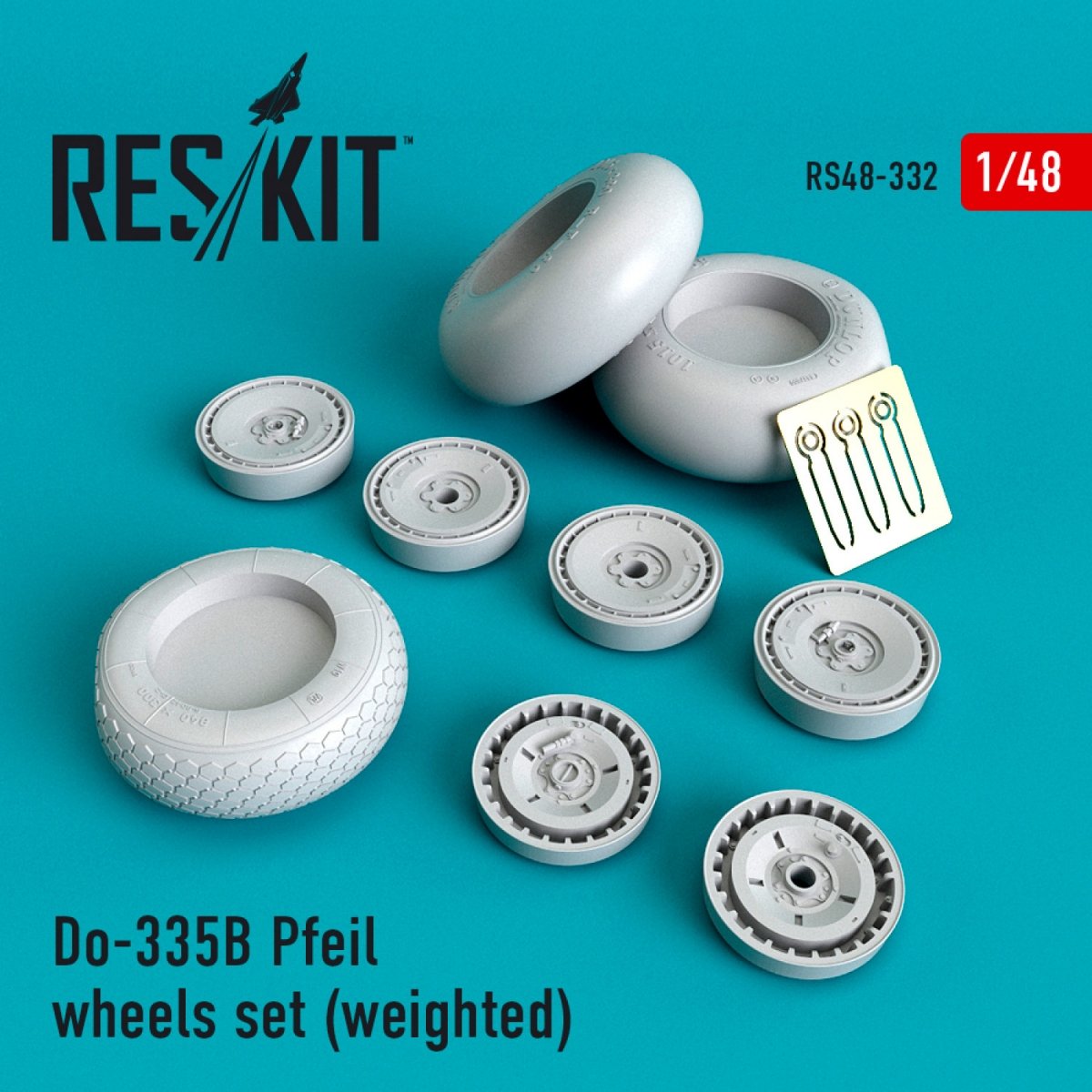 RESKIT RS48-0332 DO-335В « PFEIL » JEU DE ROUES (LESTÉ) 1/48