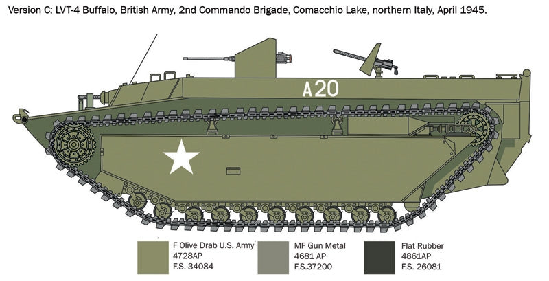 Italeri 6752 LVT-4 Water Buffalo (ETO) 1/35 – zdjęcie 6