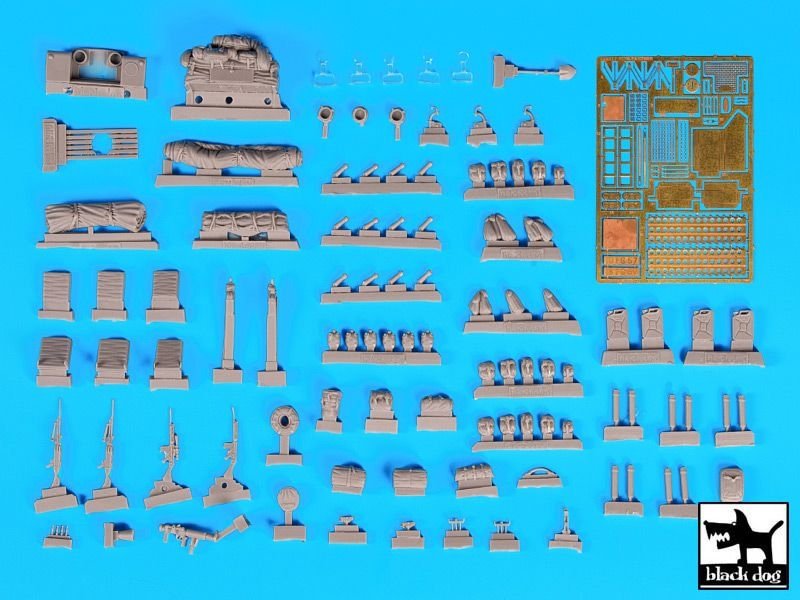 Black Dog T35117 Land Rover Pink Panther accessories set 1/35 – image 6