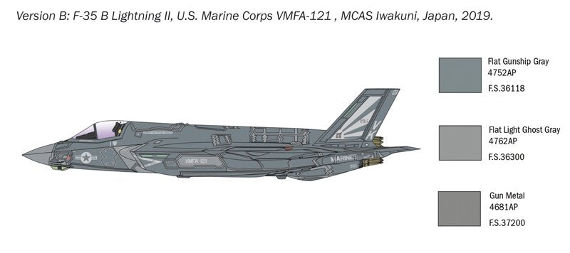 Italeri 1425 F-35 B Lightning II STOVL 1/72 – image 3