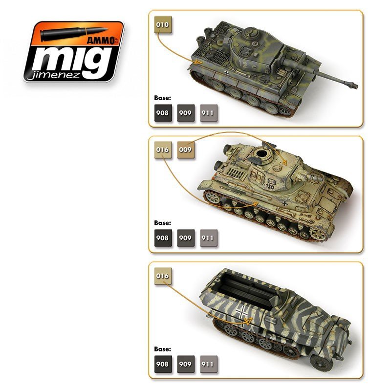 AMMO Mig 7116 WARGAME EARLY AND DAK GERMAN SET 6x17ml – image 2