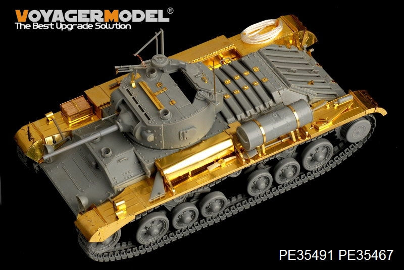 Voyager Model PE35491 WWII British Valentine Mk.II Infantry Tank basic For AFV CLUB 35185 1/35 – image 9