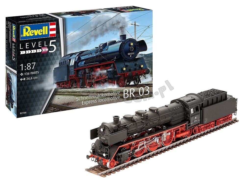 Revell 02166 Mehrzweck-Lokomotive Baureihe 03 1/87 – zdjęcie 3