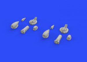 Eduard 648285 P-38F turbochargers &amp;amp; air intakes ACADEMY 1/48 – zdjęcie 2