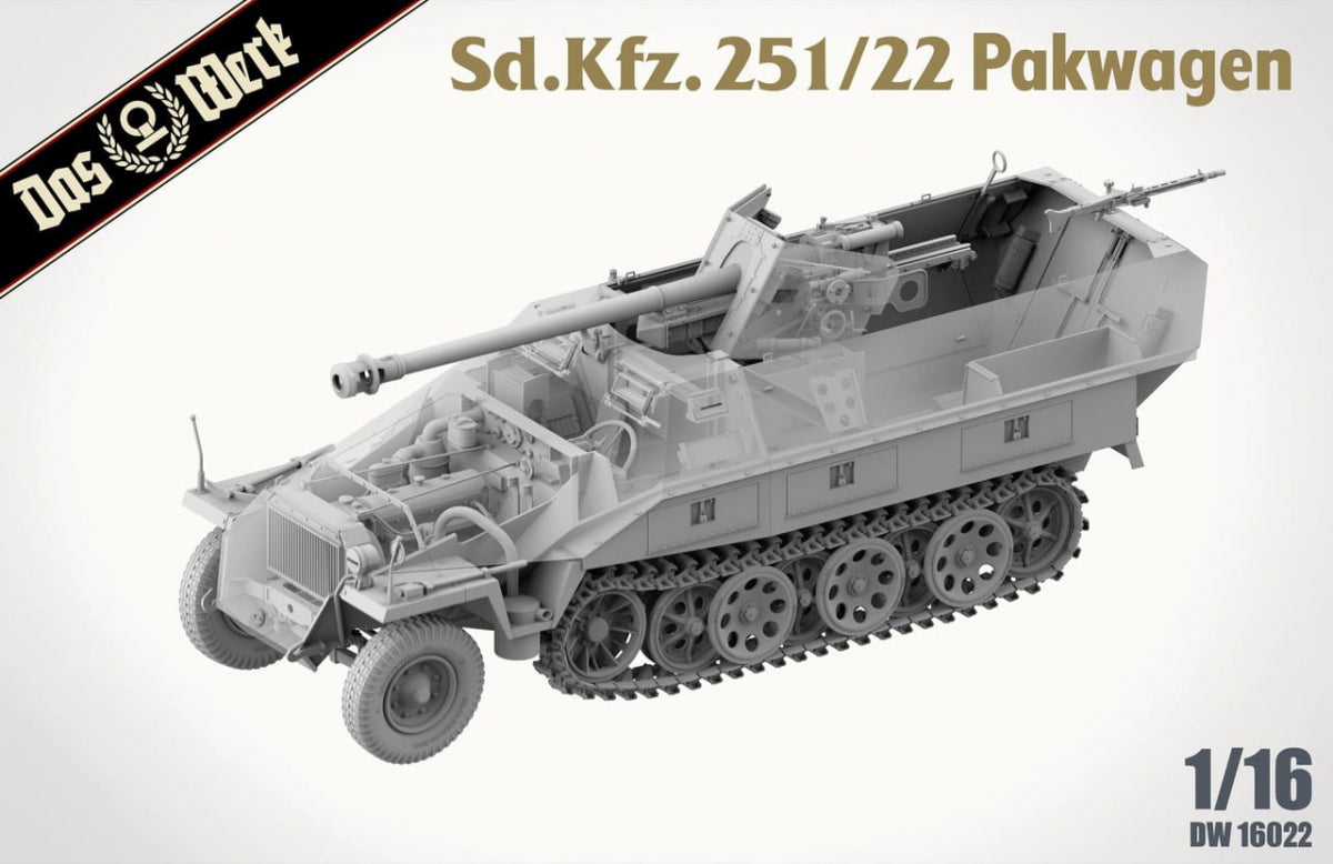 Das Werk DW16022 Sd.Kfz. 251/22 Pakwagen 1/16 – zdjęcie 3