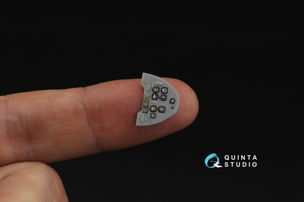 Quinta Studio QD48567 German WWII Cockpit instrument gauges 3D-Printed &amp;amp; colored Interior on decal paper (All Kits) 1/48 – image 6