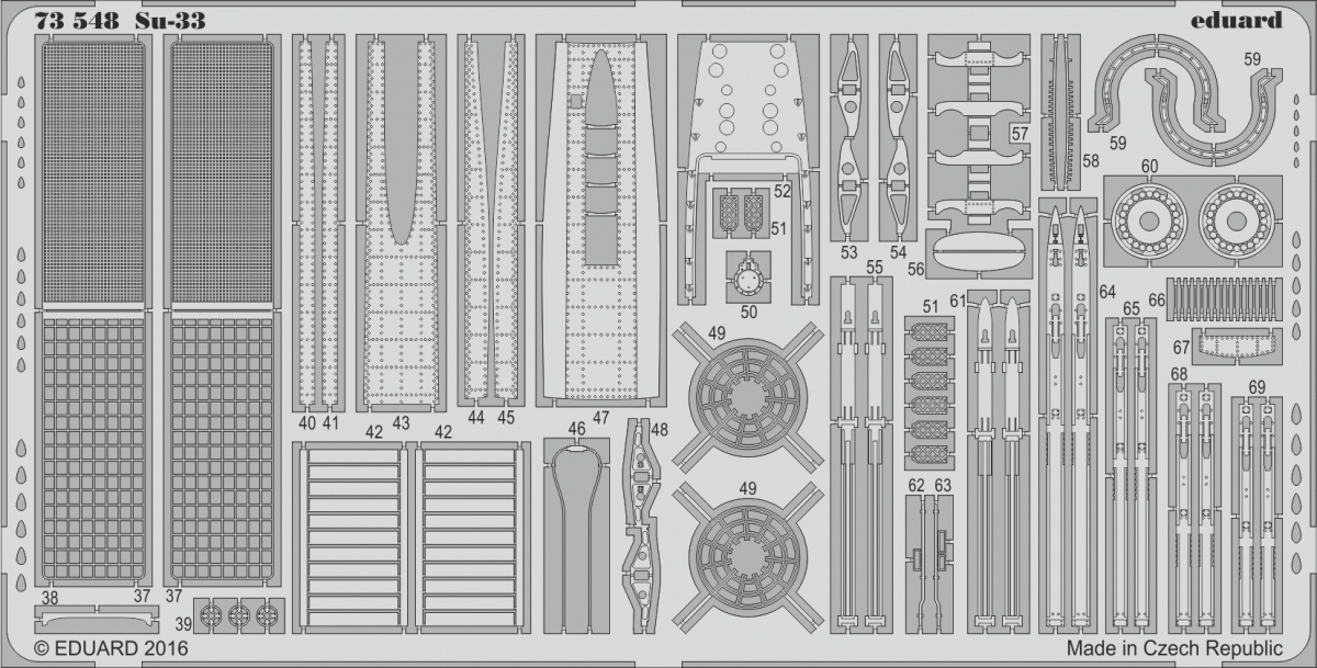 Eduard 73548 Su-33 TRUMPETER 1/72 – zdjęcie 2