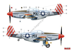 Kagero KD48004 P-51 D/K Mustang part 1 1/48 – zdjęcie 3