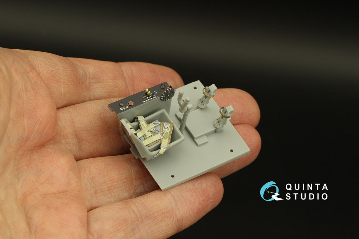 Quinta Studio QD32160 Do 335A-10 3D-Printed &amp;amp; coloured Interior on decal paper (HK models) 1/32 – immagine 15